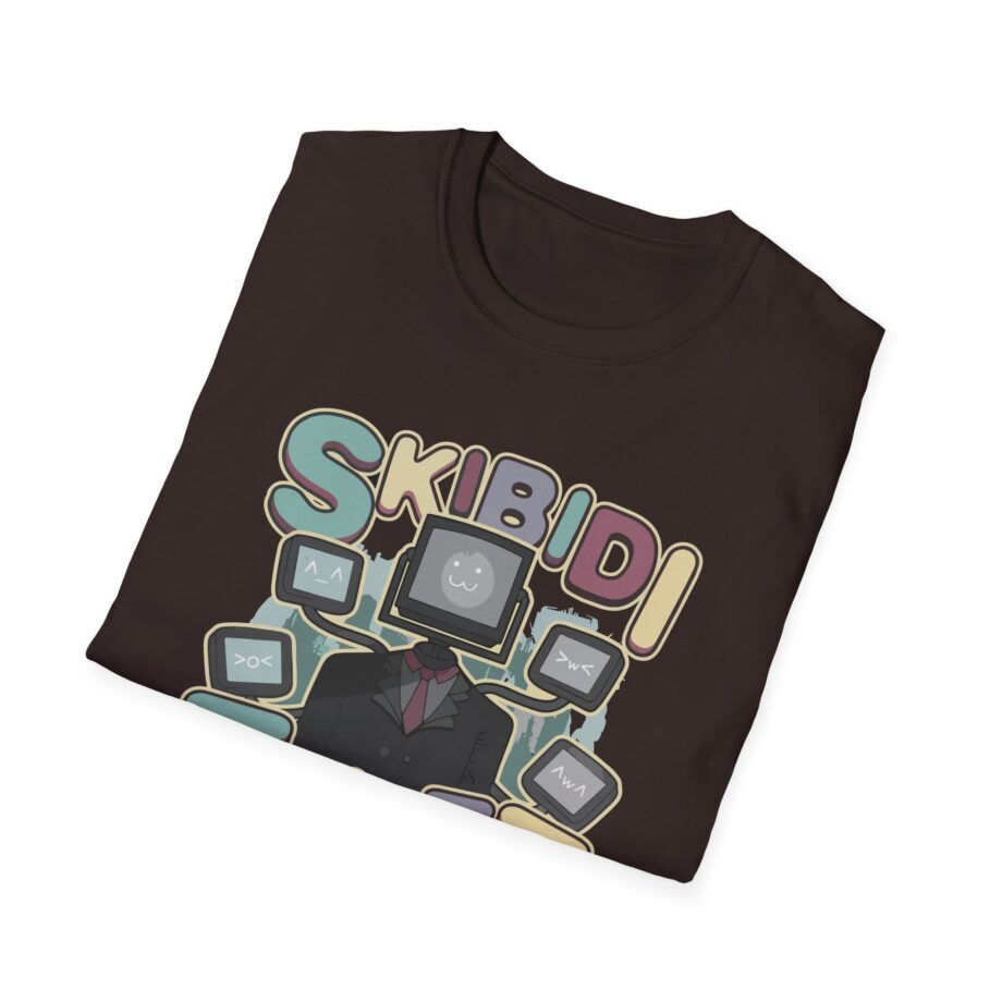 Dafuqboom Large Tv Man Static Unisex Softstyle T-Shirt