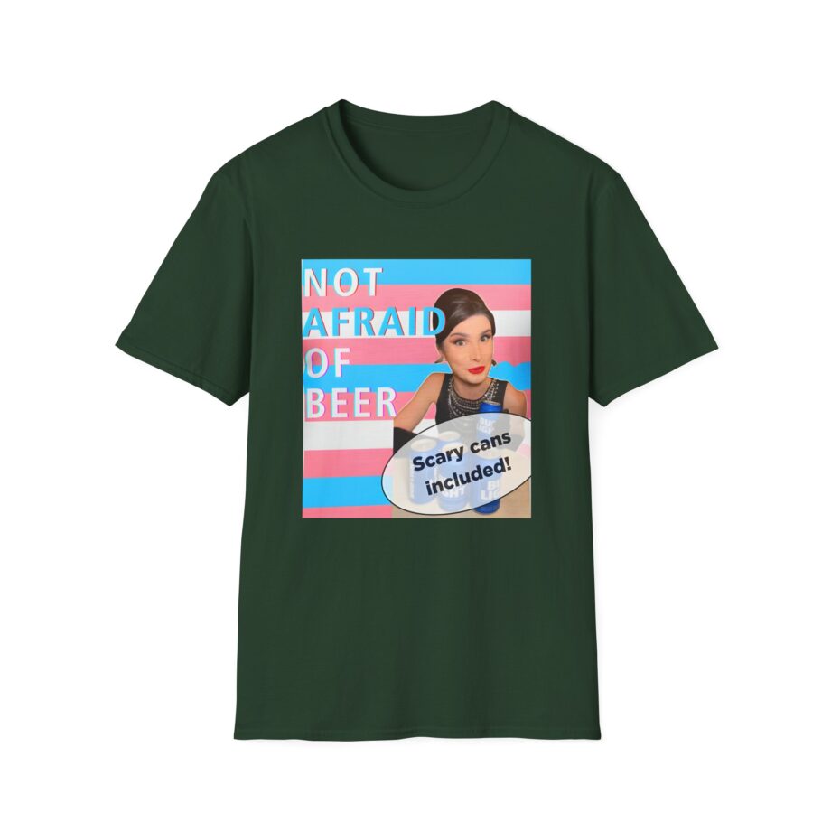 Dylan Mulvaney Not Afraid of Beer Unisex Softstyle T-Shirt