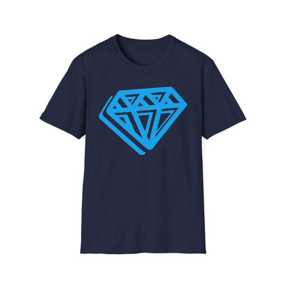 Dan Tdm Graffiti Blue Foil Unisex Softstyle T-shirt
