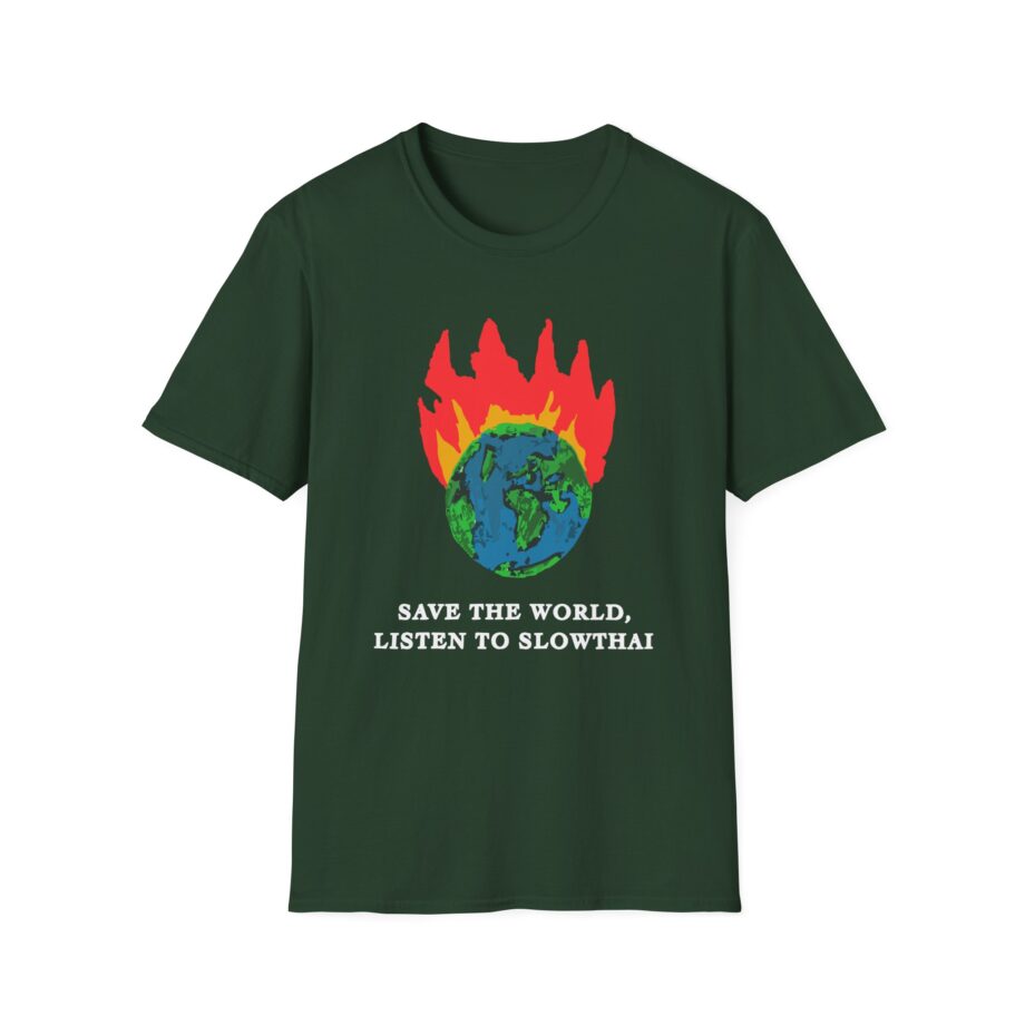 Save the World Listen to Slowthai Unisex Softstyle T-Shirt