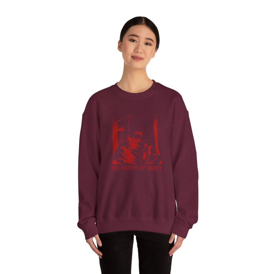 The Sisters Of Mercy Red Scream Unisex Heavy Blend™ Crewneck Sweatshirt