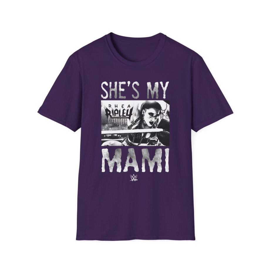 Rhea Ripley She's My Mami Unisex Softstyle T-Shirt