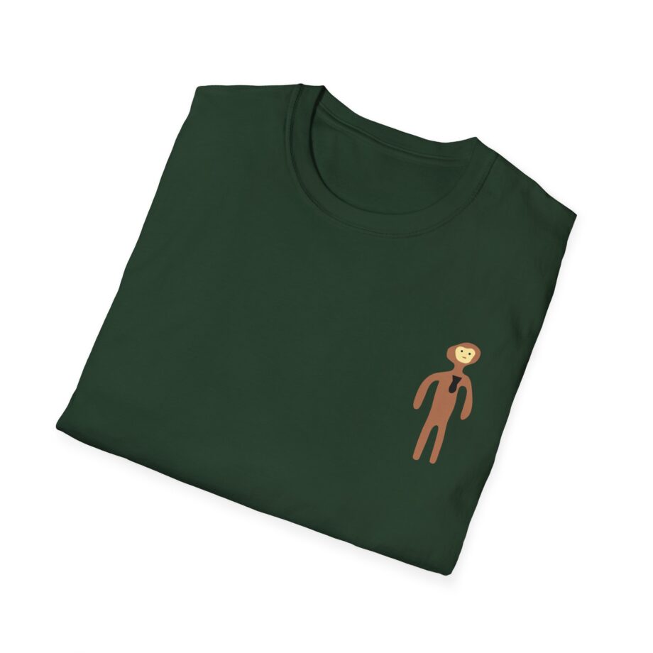 Monke Embroidered  Unisex Softstyle T-Shirt