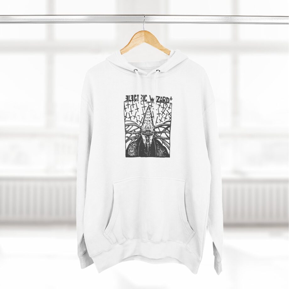 Electric Wizard Doom Sludge Stoner Metal Poster Three-Panel Fleece Hoodie