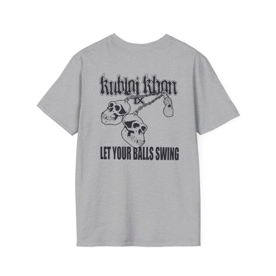 Kublai Khan - Let the Balls Swing Natural Unisex Softstyle T-shirt