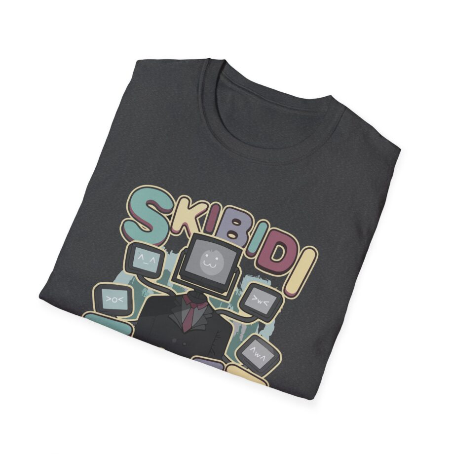 Dafuqboom Large Tv Man Static Unisex Softstyle T-Shirt