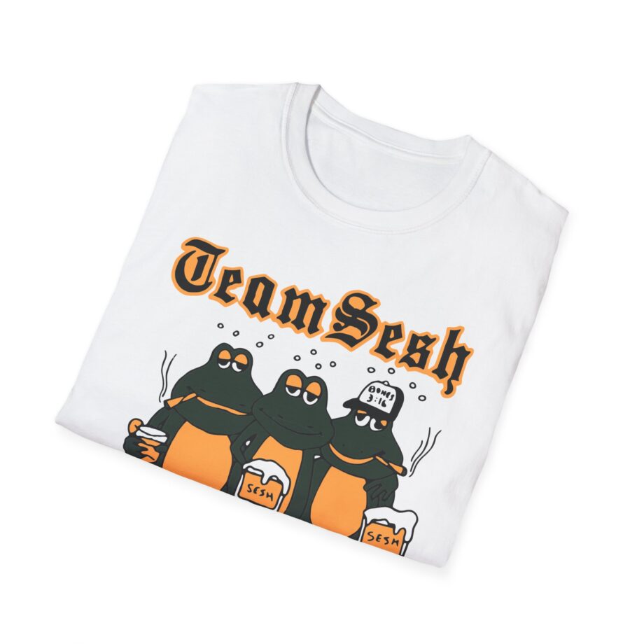 Bones Teamsesh Bottom Text Frogs Unisex Softstyle T-shirt