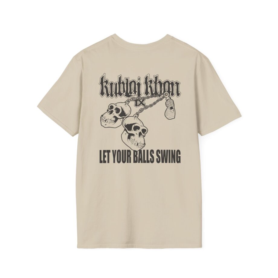 Kublai Khan Let Your Balls Swing Unisex Softstyle T-shirt