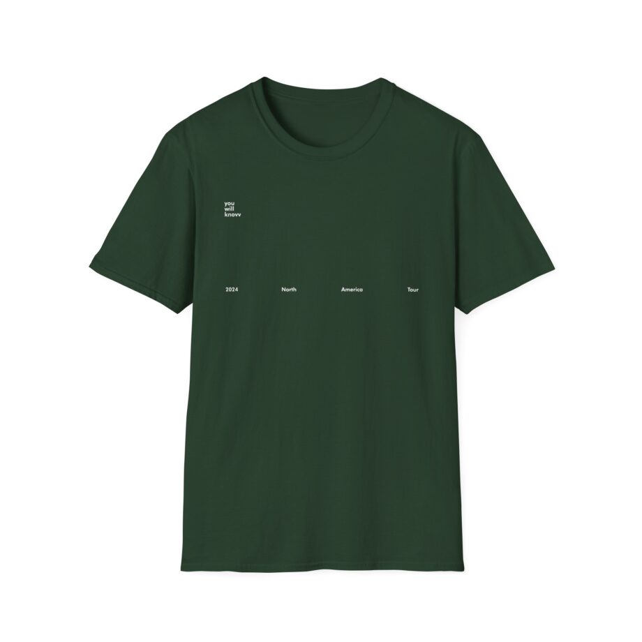 Wave to Earth you.will.knovv NA Tour Unisex Softstyle T-Shirt