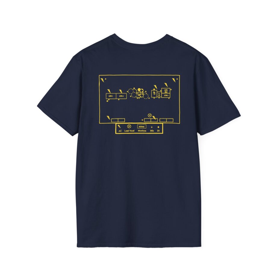 Clutch Flaming Stage Plot Unisex Softstyle T-Shirt