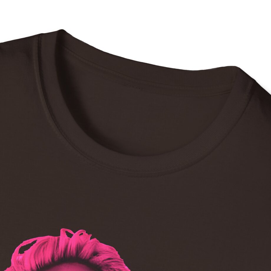 P!nk Silhouette Photo Peach Unisex Softstyle T-Shirt