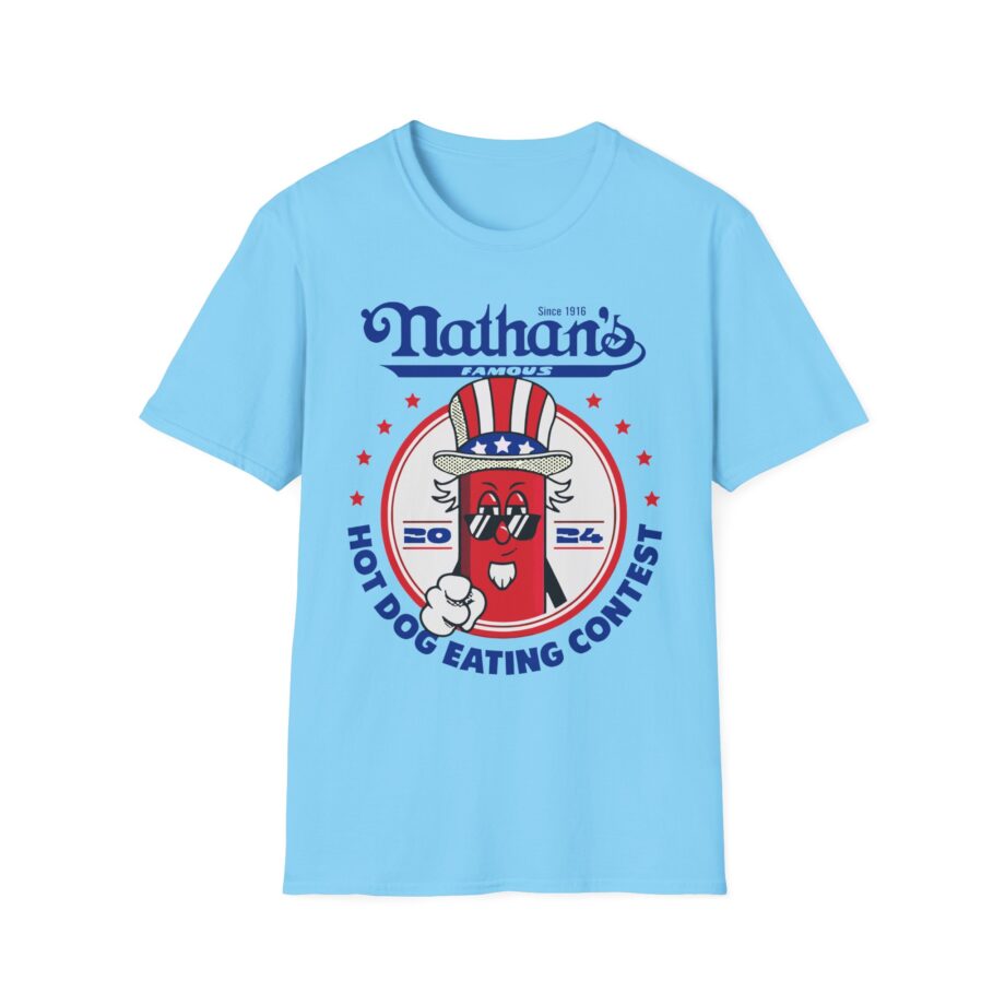 Matt Stonie Nathans Famous 2024 Hot Dog Eating Contest Unisex Softstyle T-shirt