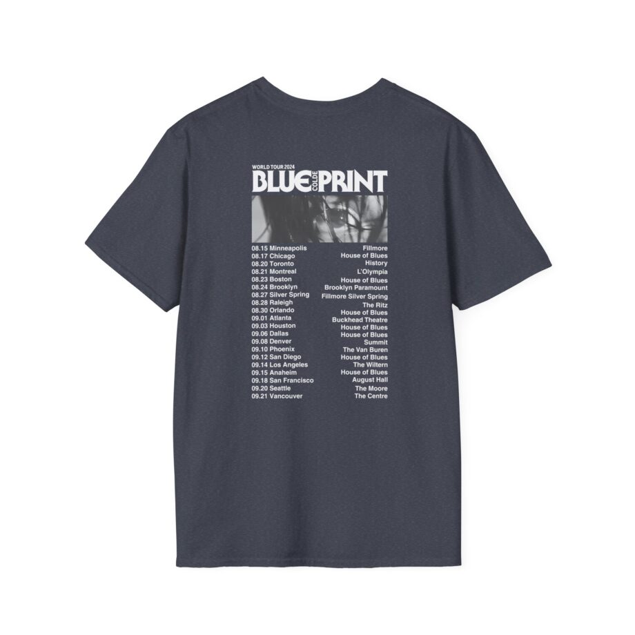 Colde 'BLUEPRINT' NA Tour Unisex Softstyle T-Shirt