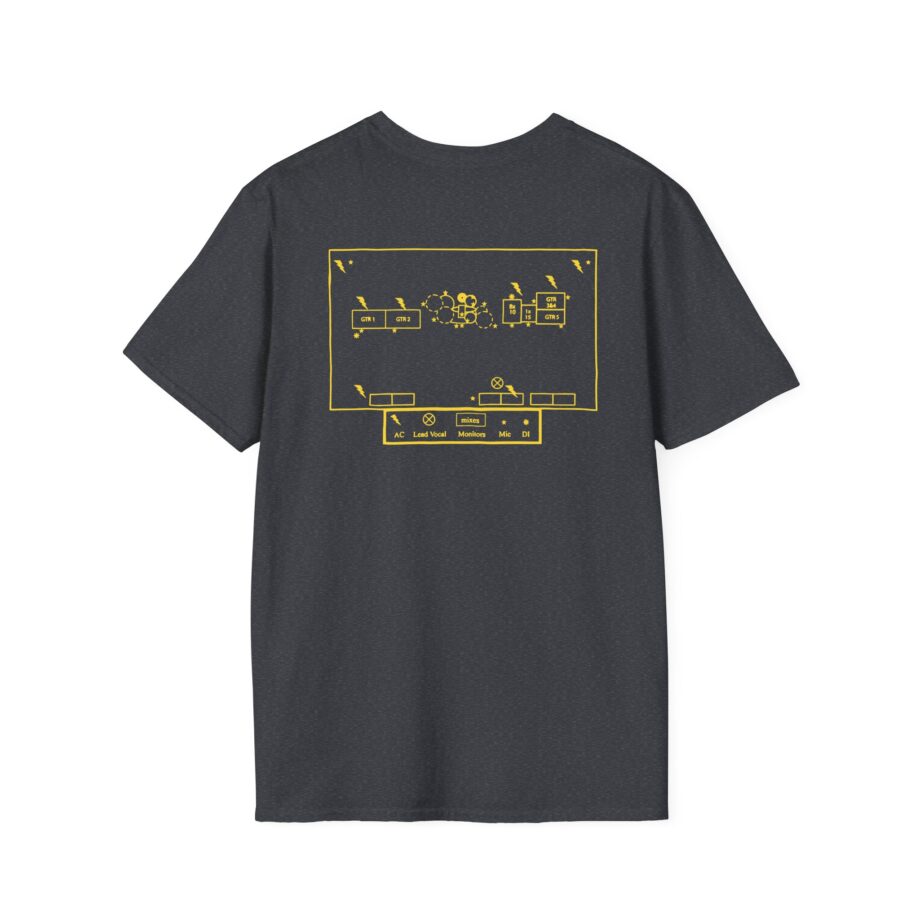 Clutch Flaming Stage Plot Unisex Softstyle T-Shirt