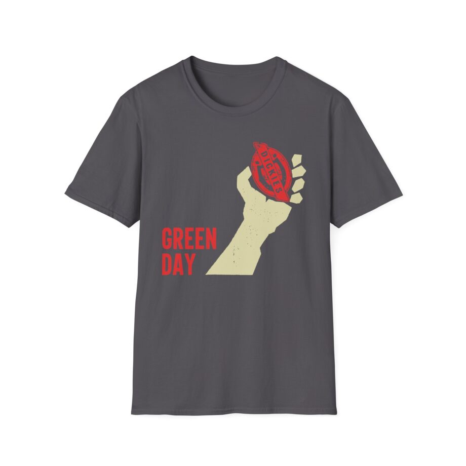 Green Day Dickies Heart Grenade Unisex Softstyle T-shirt