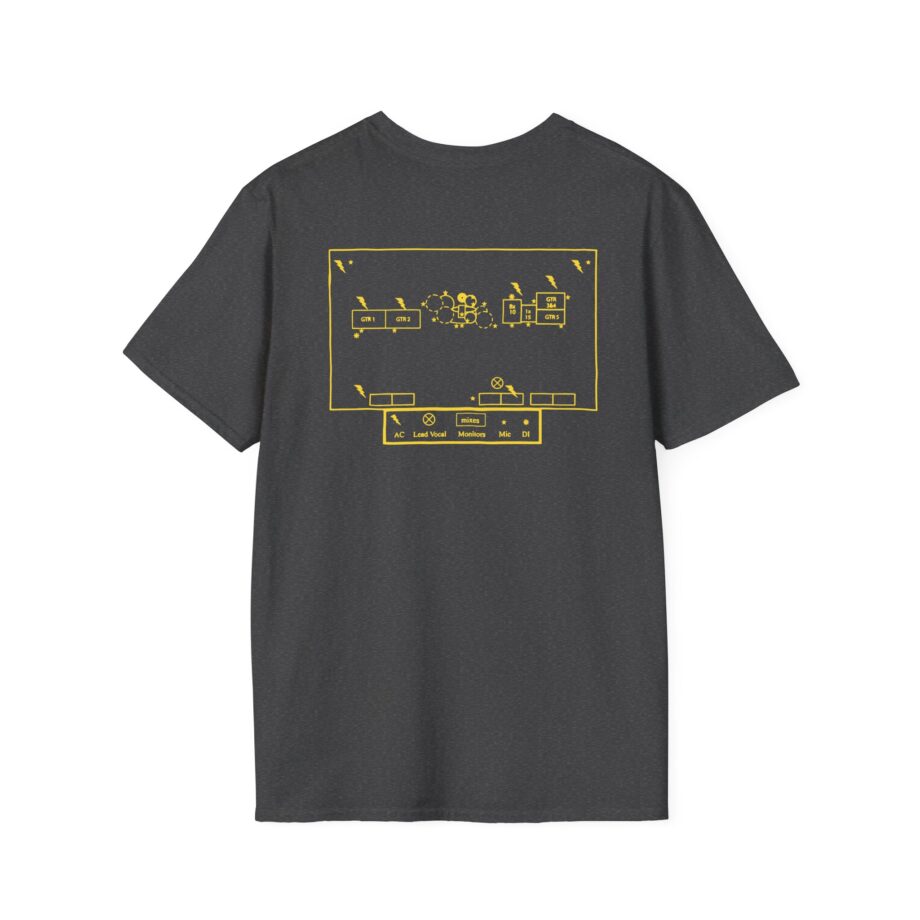 Clutch Flaming Stage Plot Unisex Softstyle T-Shirt