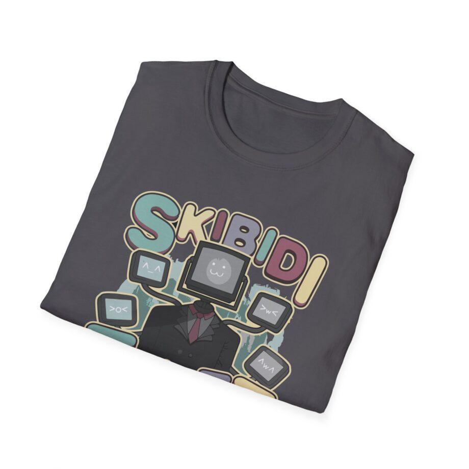 Dafuqboom Large Tv Man Static Unisex Softstyle T-Shirt