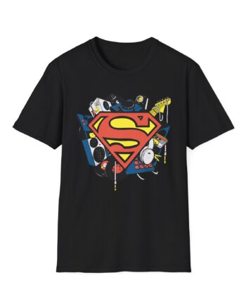 Kaskade X Superman Musician Unisex Softstyle T-shirt