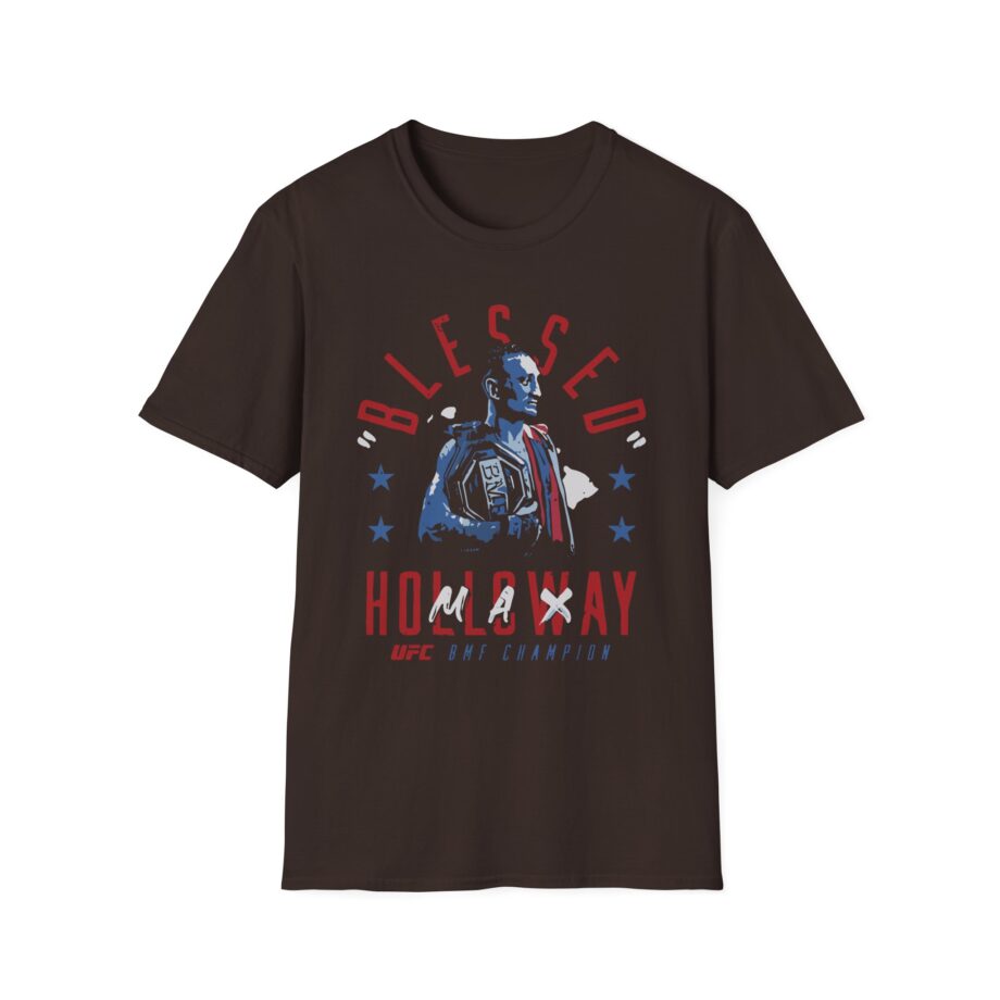 Max Holloway Blessed Bmf Champion Unisex Softstyle T-shirt