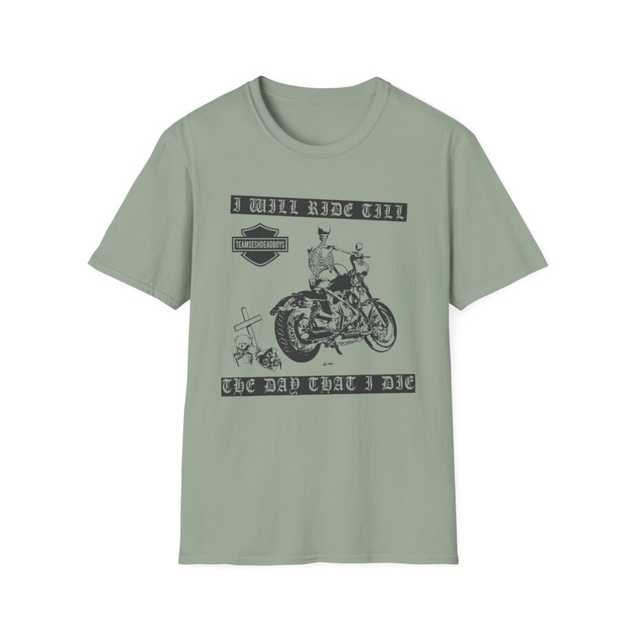 Bones Team Sesh Ride Till I Die Unisex Softstyle T-shirt