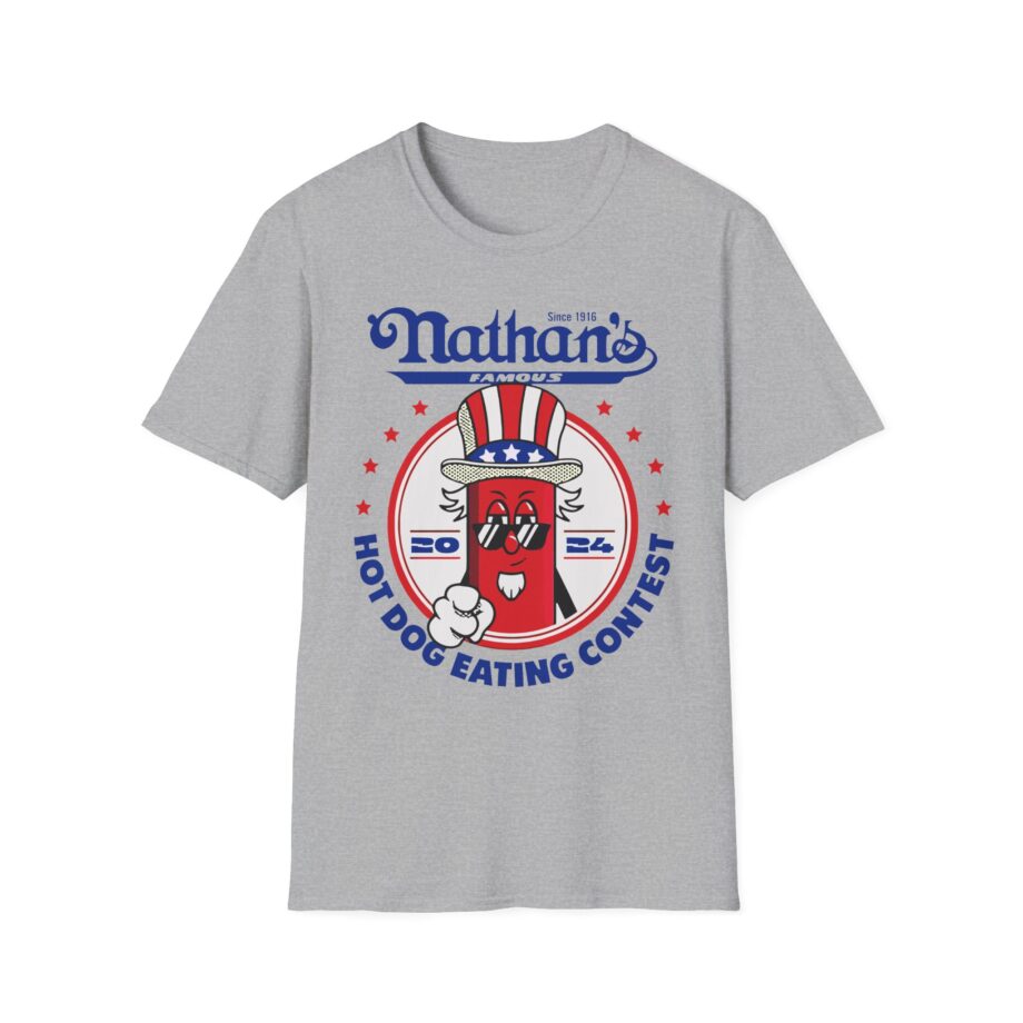 Matt Stonie Nathans Famous 2024 Hot Dog Eating Contest Unisex Softstyle T-shirt