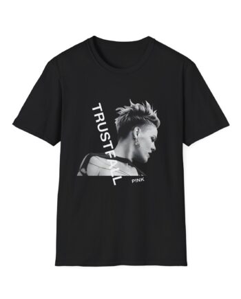 Pink Trustfall Unisex Softstyle T-Shirt