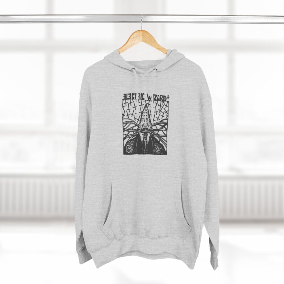 Electric Wizard Doom Sludge Stoner Metal Poster Three-Panel Fleece Hoodie
