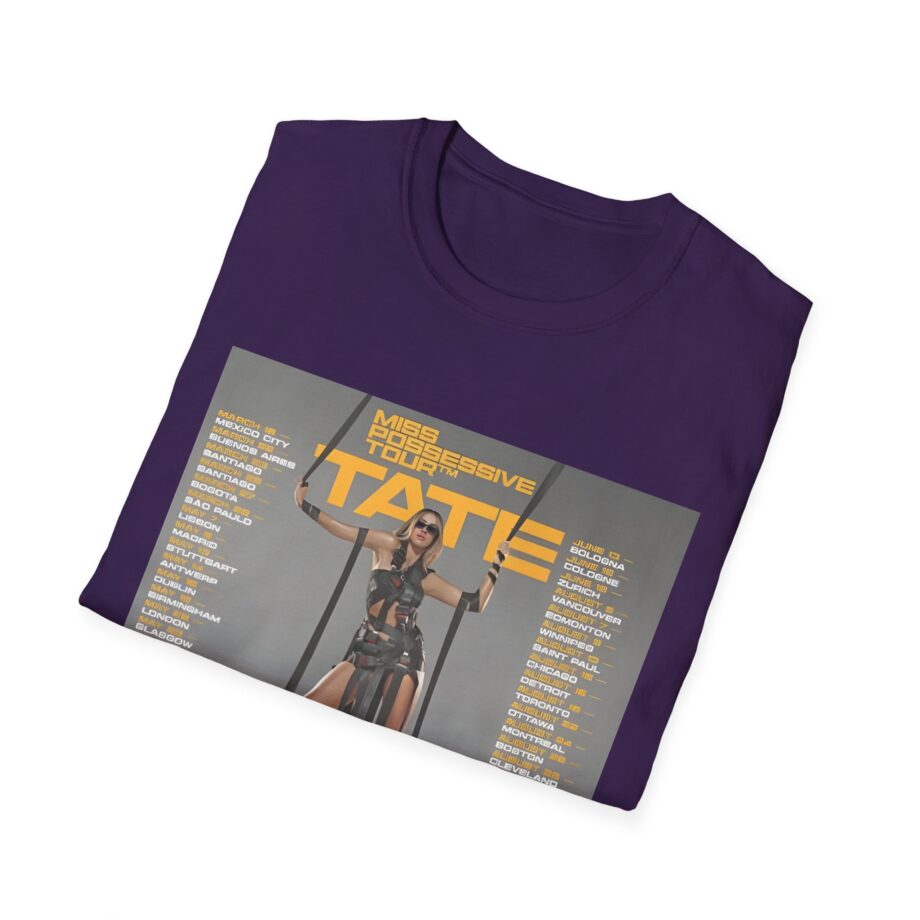 Tate Mcrae Miss Possessive Tour 2025 Unisex Softstyle T-Shirt