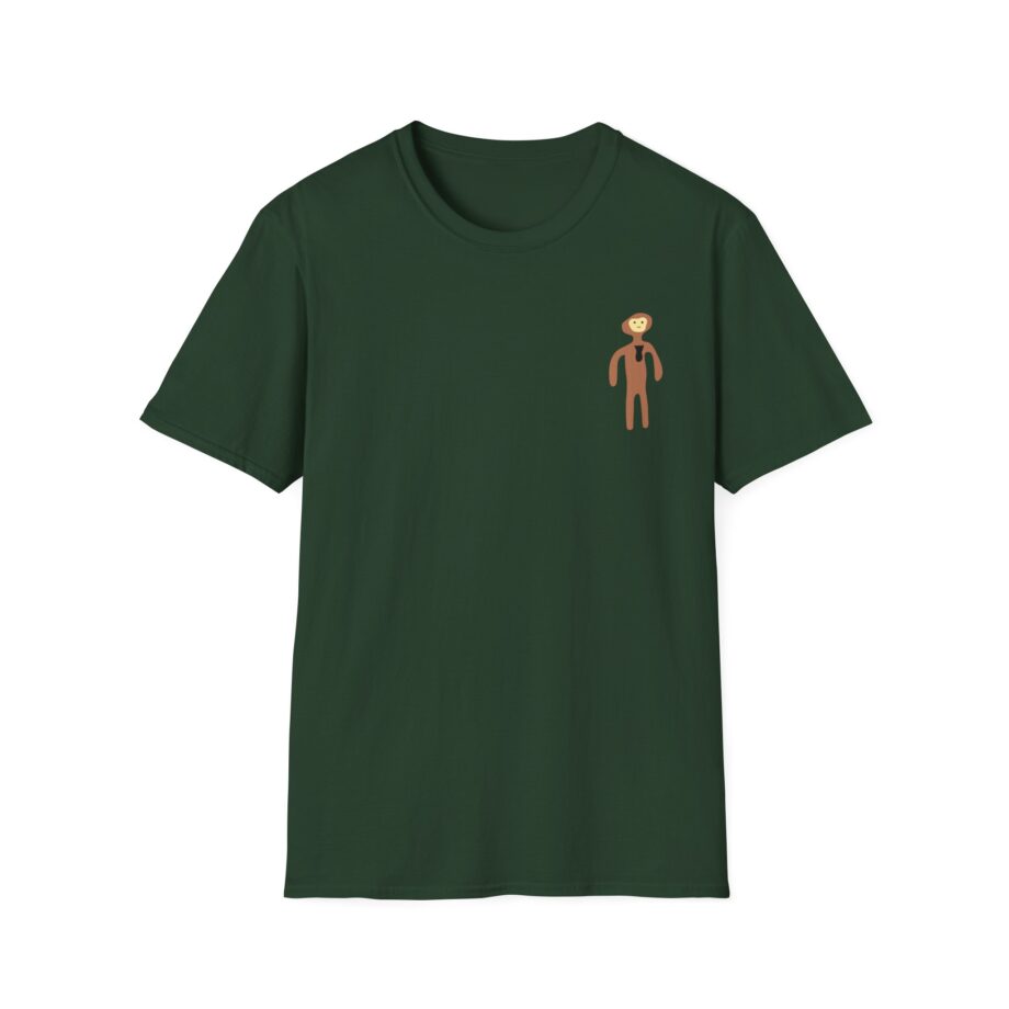Monke Embroidered  Unisex Softstyle T-Shirt