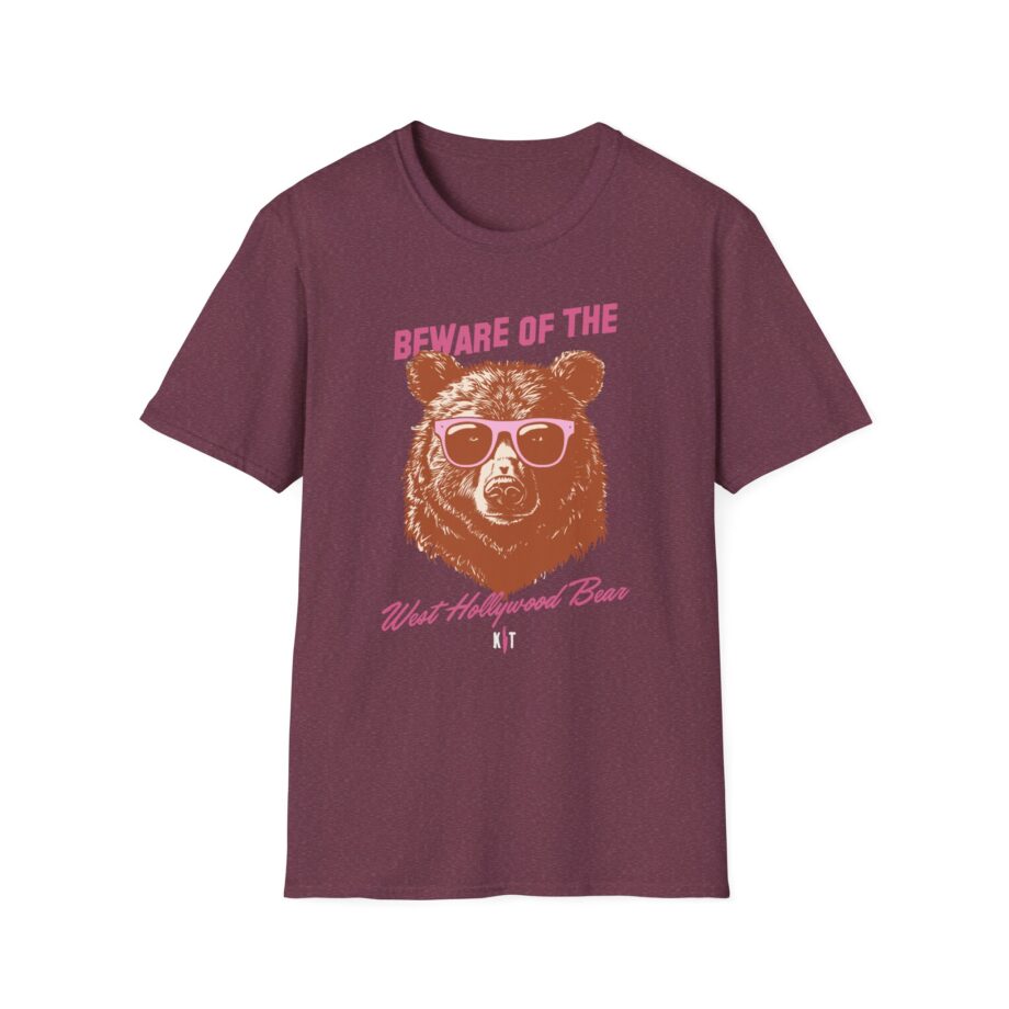 Kill Tony West Hollywood Bear Unisex Softstyle T-Shirt