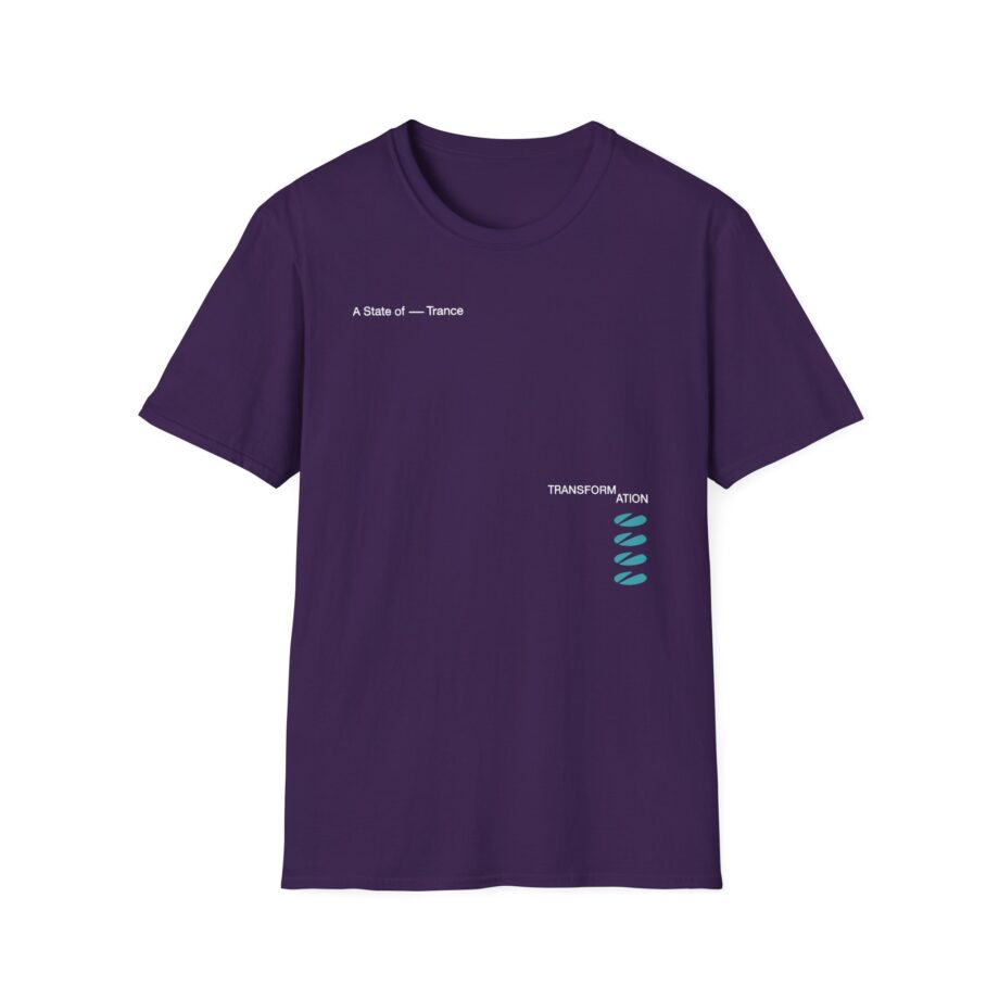 A State of Trance Transformation Purple Photoprint Unisex Softstyle T-shirt