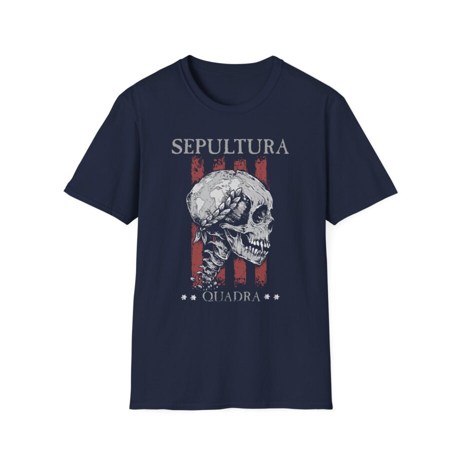 Sepultura Quadra Skull Unisex Softstyle T-shirt