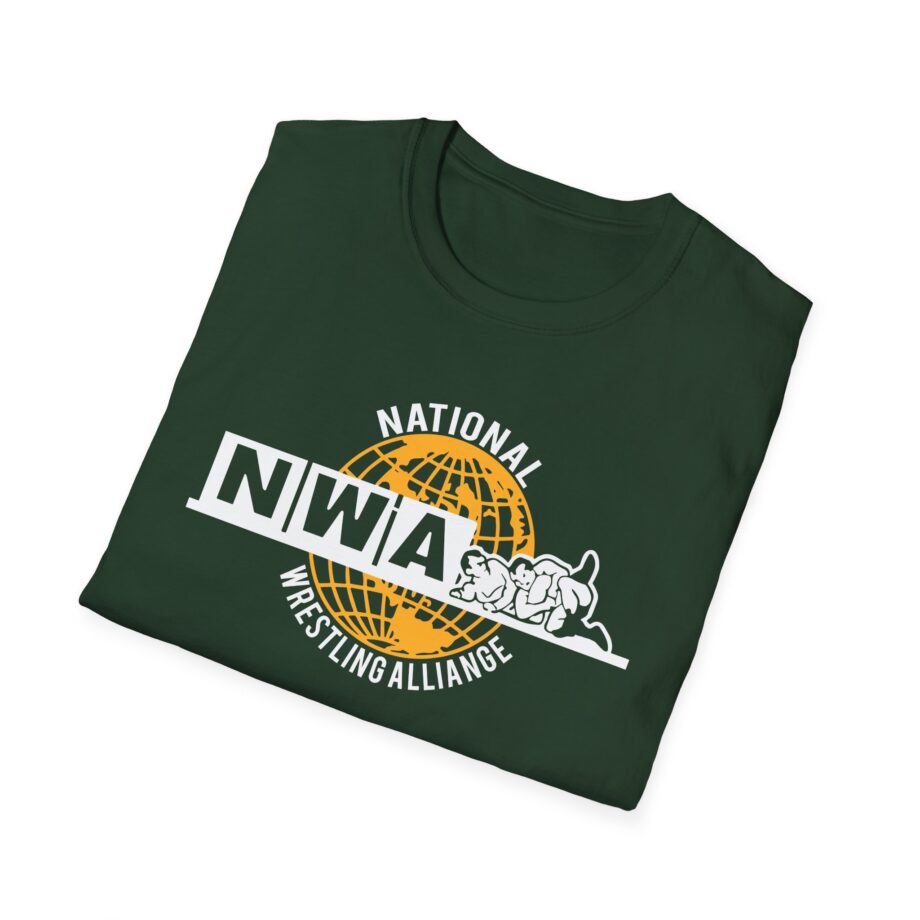 Nwa National Wrestling Alliance Unisex Softstyle T-shirt