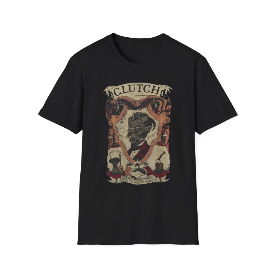 Clutchv How To Shake Hands Unisex Softstyle T-Shirt
