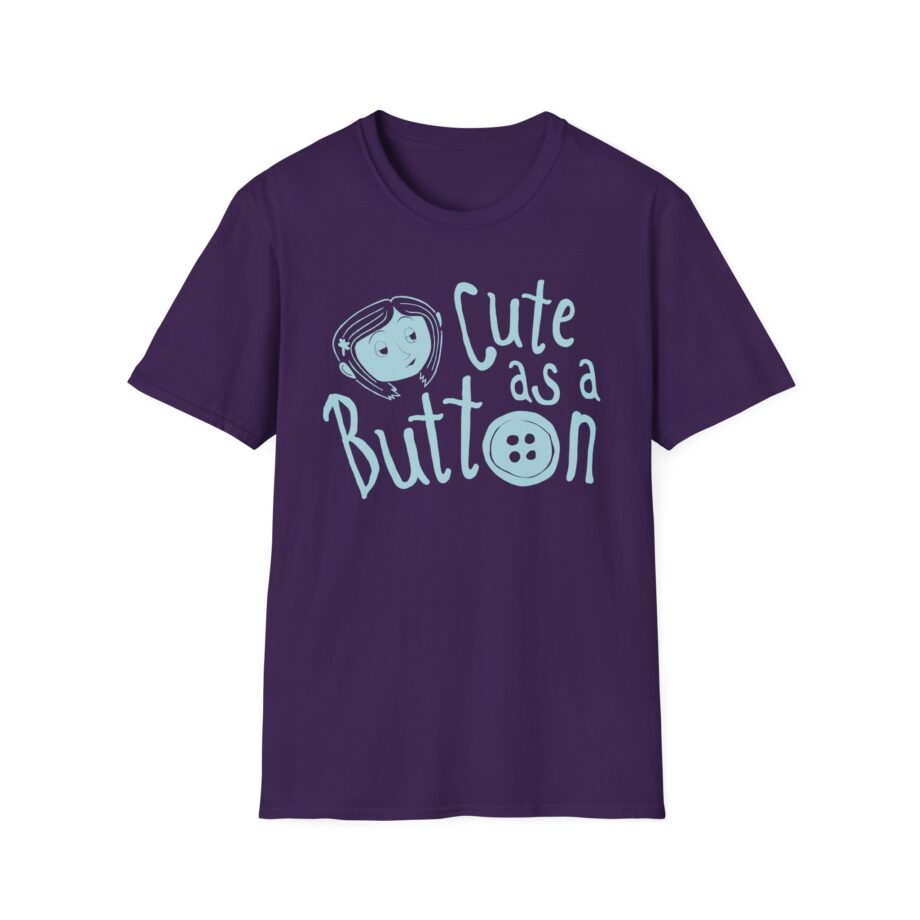 Coraline Cute Button Unisex Softstyle T-shirt