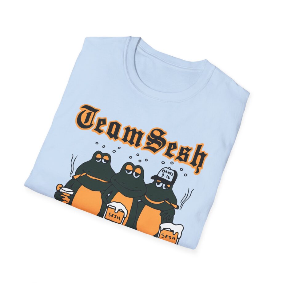 Bones Teamsesh Bottom Text Frogs Unisex Softstyle T-shirt