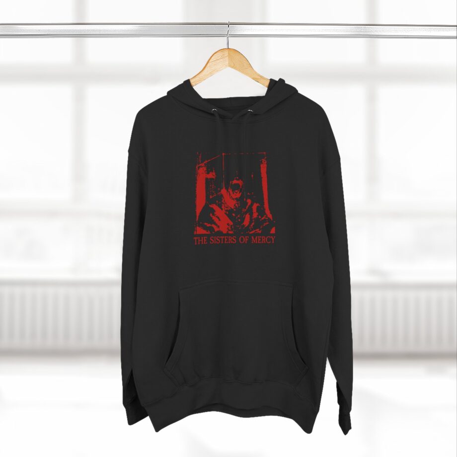The Sisters Of Mercy Red Scream Three-Panel Fleece Hoodie