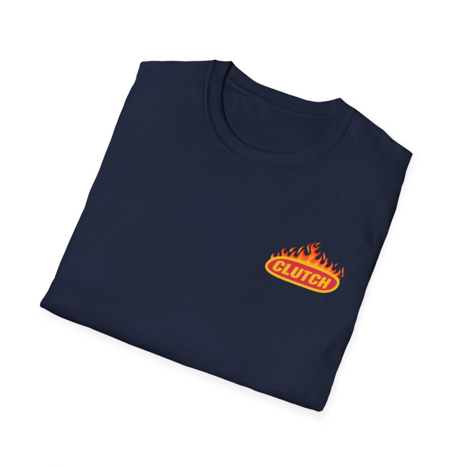 Clutch Flaming Stage Plot Unisex Softstyle T-Shirt