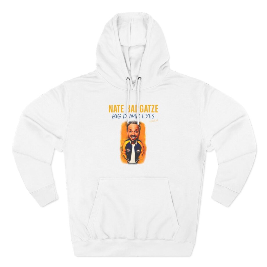 Nate Bargatze Big Dumb Eyes Tour Three-Panel Fleece Hoodie