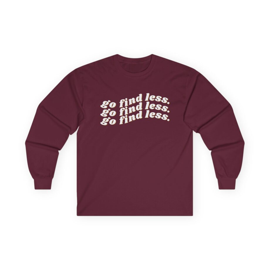 Elyse Myers Go Find Less Unisex Ultra Cotton Long Sleeve Tee