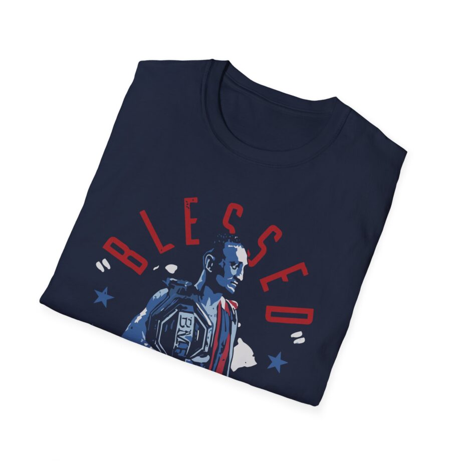 Max Holloway Blessed Bmf Champion Unisex Softstyle T-shirt