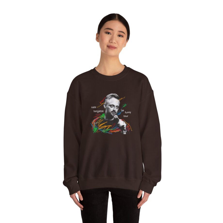 Nate Bargatze 2024 Be Funny Tour Unisex Heavy Blend™ Crewneck Sweatshirt