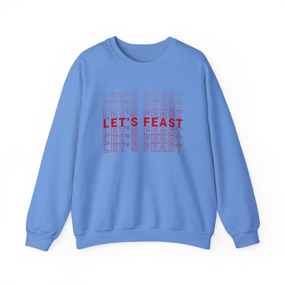 Elyse Myers Let’s Feast Unisex Heavy Blend™ Crewneck Sweatshirt