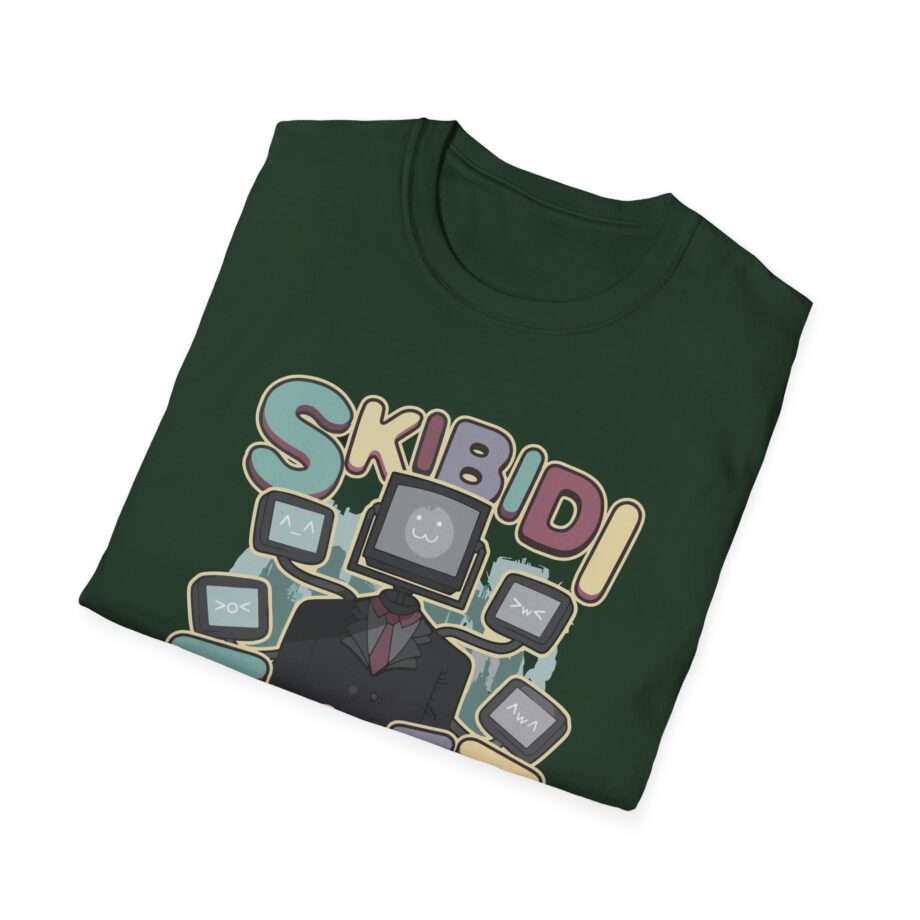Dafuqboom Large Tv Man Static Unisex Softstyle T-Shirt
