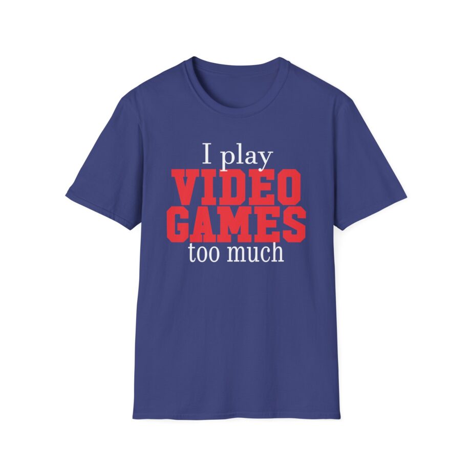 Technoblade I Play Video Games Too Much Unisex Softstyle T-shirt