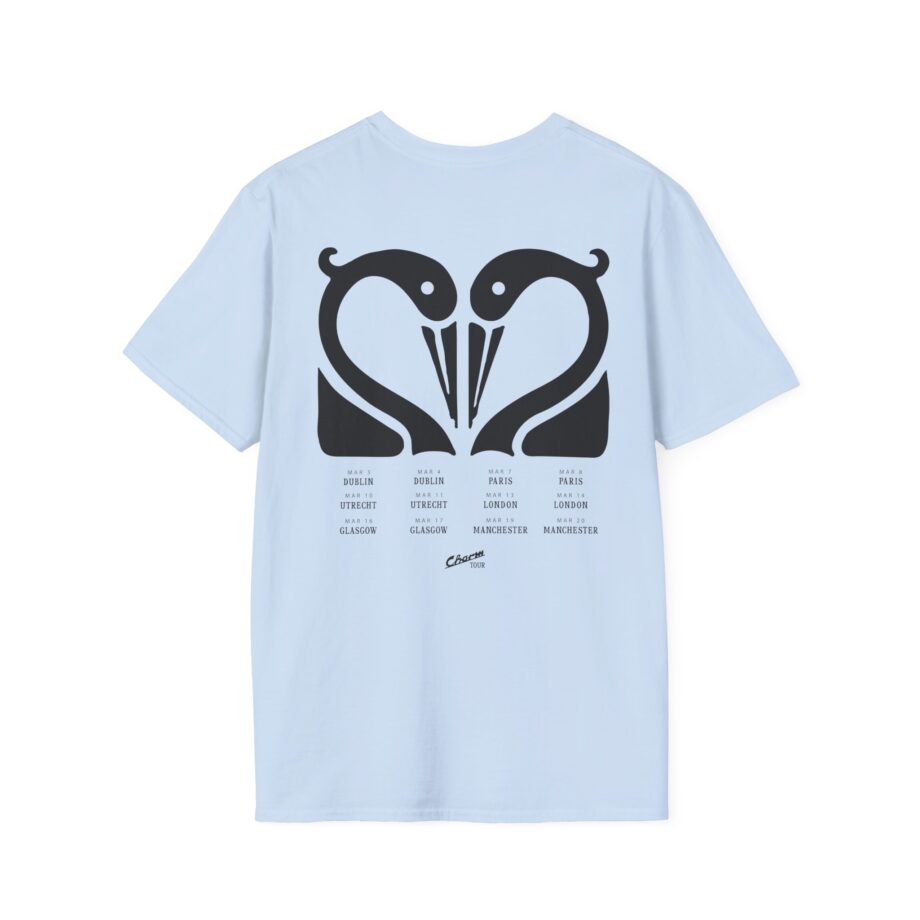 Clairo Charm Swan Europe Tour Unisex Softstyle T-Shirt