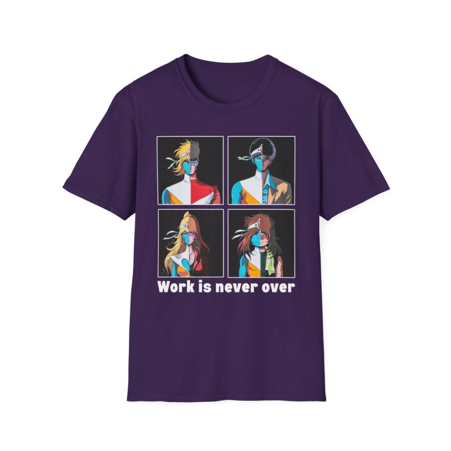 Daft Punk Work is Never Over Unisex Softstyle T-shirt
