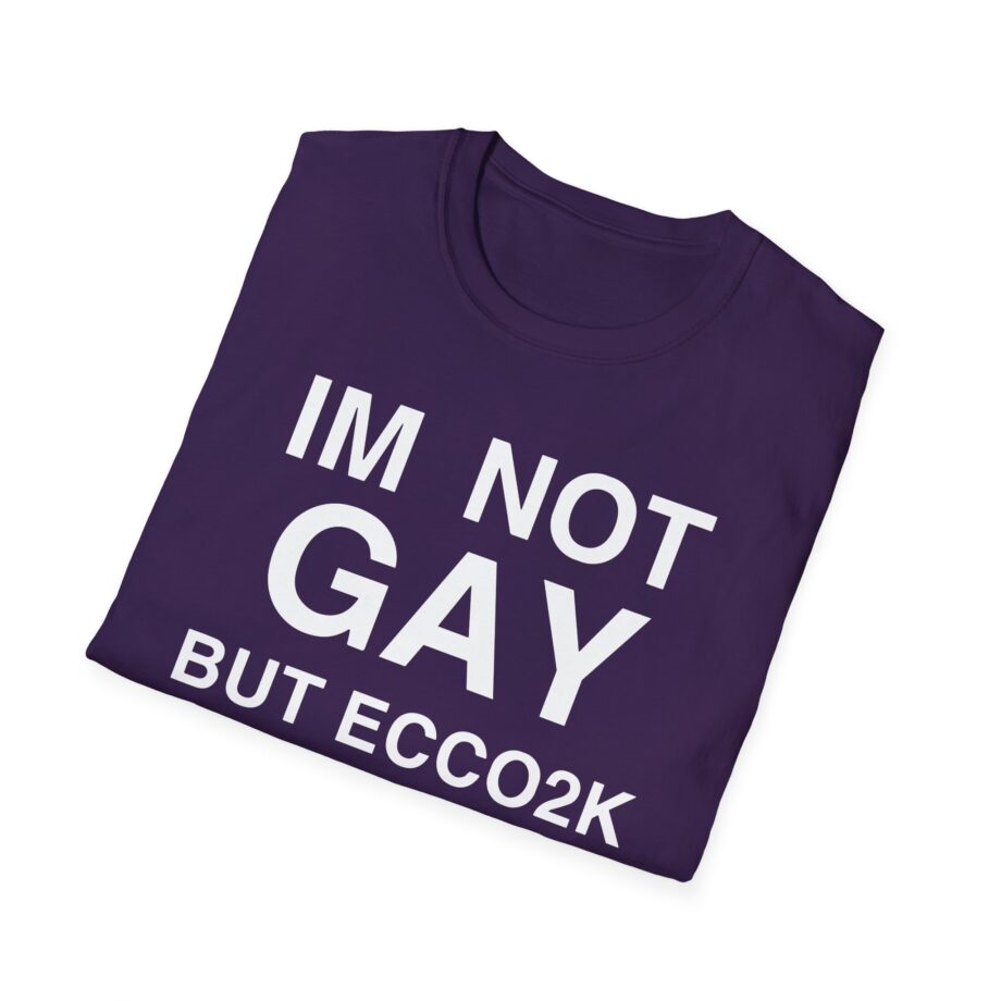 Ecco2k is Ecco2k I’m Not Gay but Unisex Softstyle T-shirt