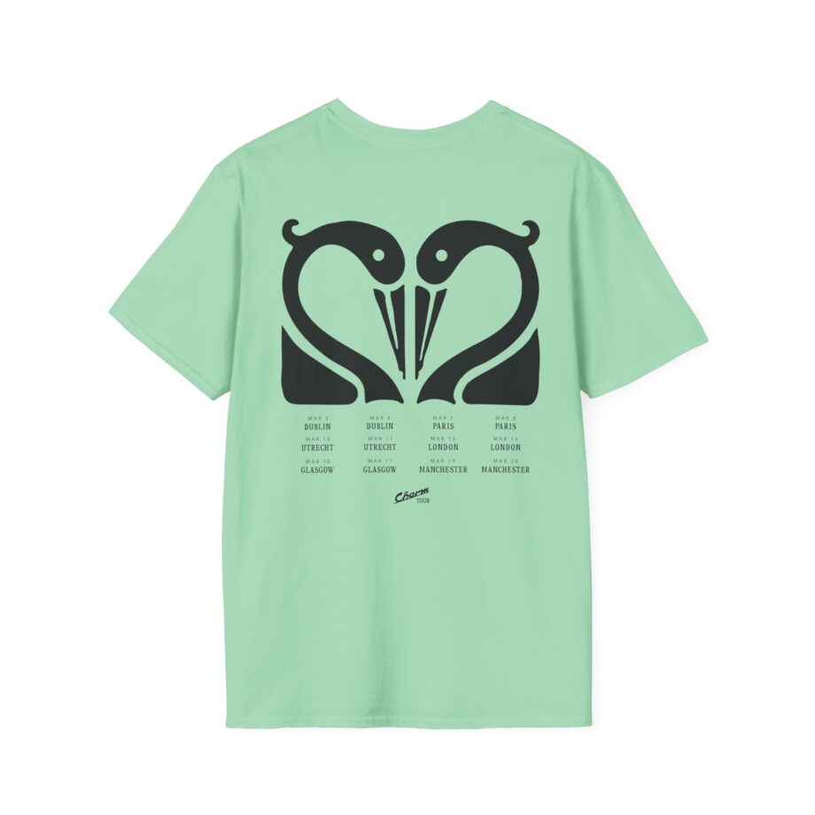 Clairo Charm Swan Europe Tour Unisex Softstyle T-Shirt