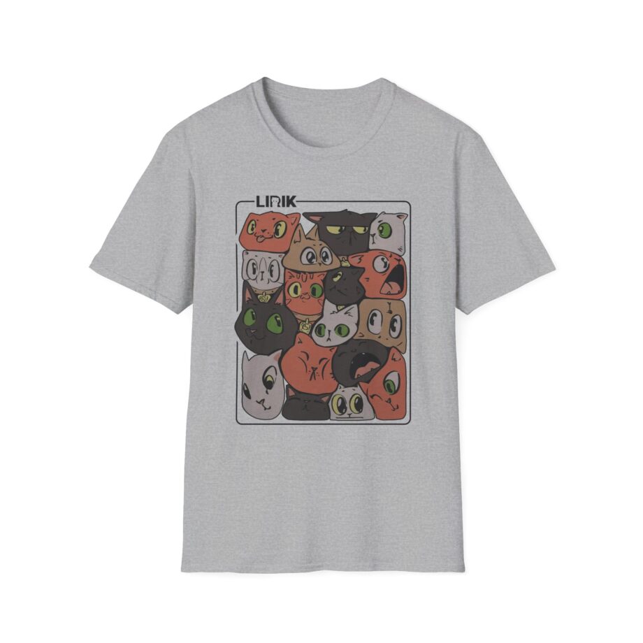 Lirik Squished Cat Jar Unisex Softstyle T-shirt